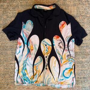 Flame & Tie Die Shirt